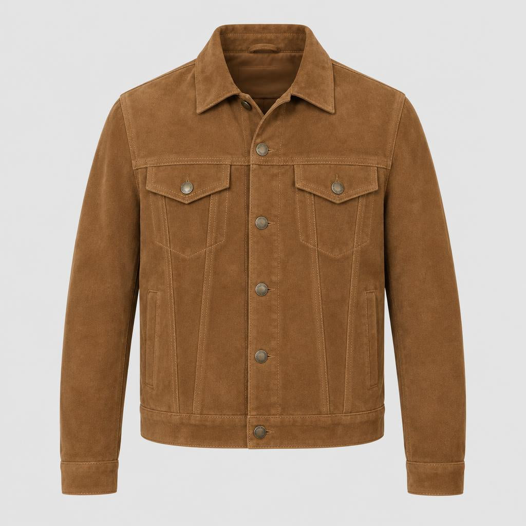 Campera de Gamuza Camel